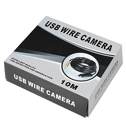 econoLED USB Waterproof Endoscope Borescope Inspection Camera Pibe Locator US Seller (10M/30ft)