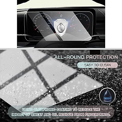 CDEFG Mercedes C-Class W206 GLC X254 2021-2023 2024 Car Navigation Protective Film Tempered Glass 9H Scratch-Resistant 12.3 Inch GPS Transparent Screen Protector Film Accessories (Dash Board) - Image 2