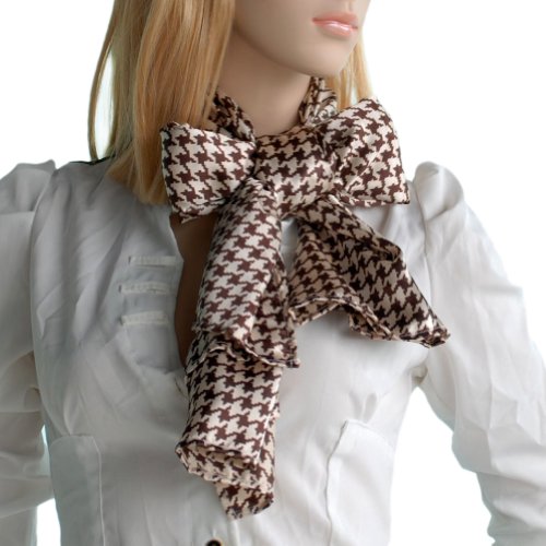 Brando Nobel Brown Plover Design Super Soft Scarf3
