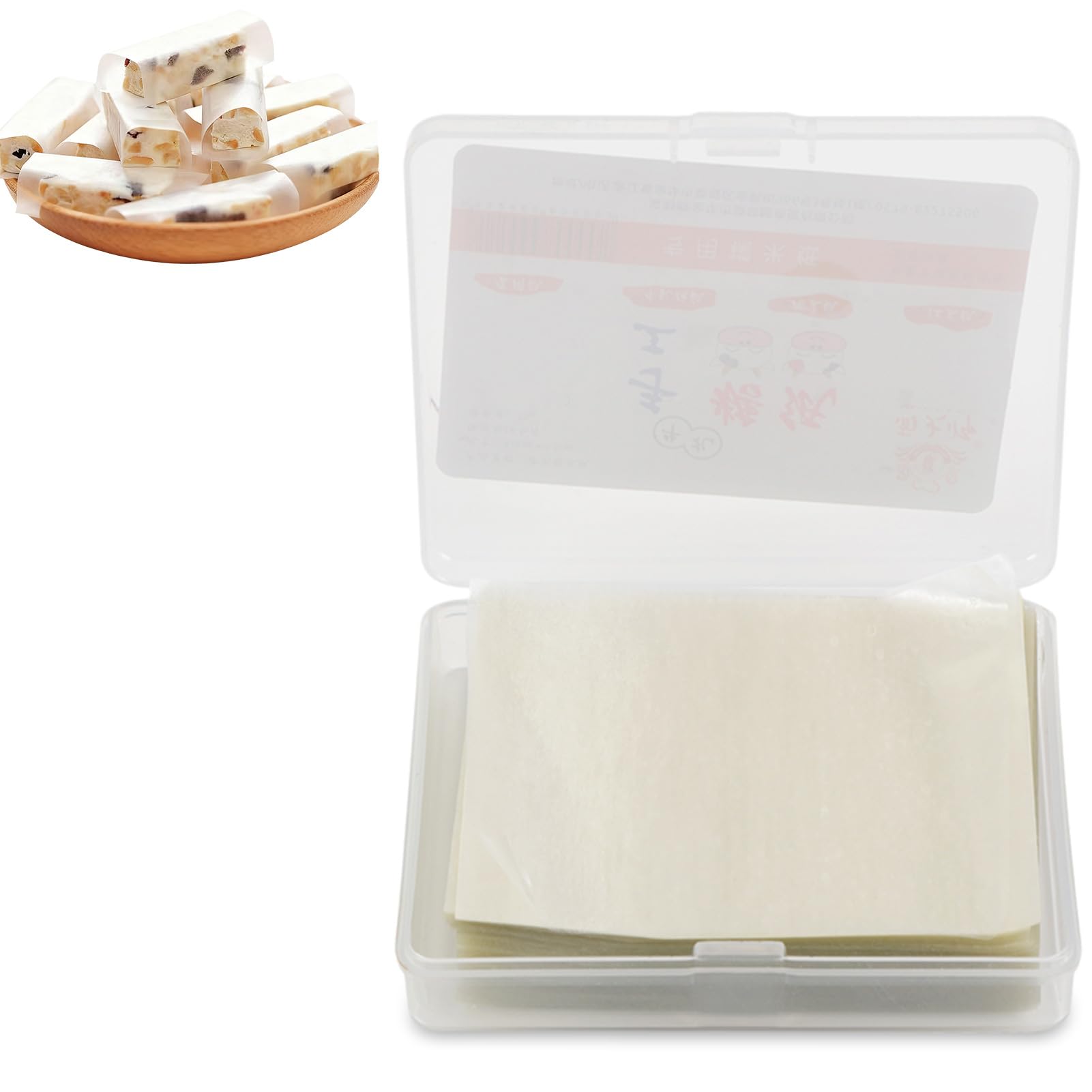 500PCS Papier Bonbons Papier Sulfurisé Nourriture Papiers Emballage De Nougat Bonbons Au Lait