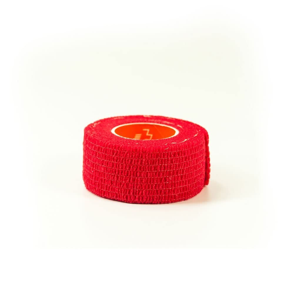 First Aid 4 Sport Latex Free Cohesive Bandage - 2.5cm x 4.5m Red - 1 Roll