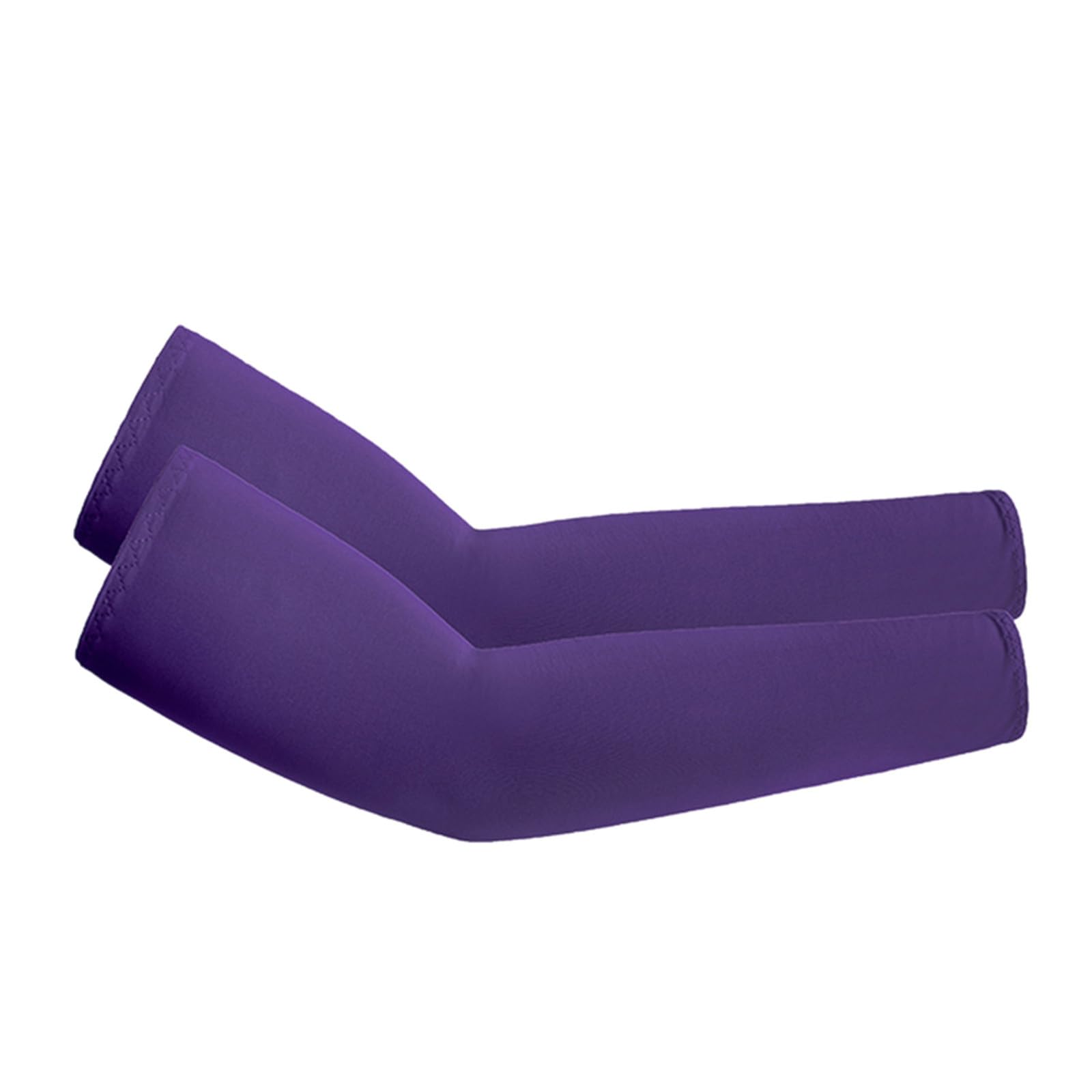 GenericCycling Sunscreen Sleeve Sports Outdoor Cycling Arm Protector Comfortable Breathable Ice Silk Sleeve JRr357 (Purple, One Size)
