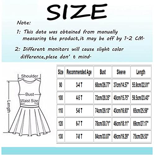 SoonerQuicker Jurk voor meisjes, katoen, lange mouwen, gestreept, nachthemd, regenboogprint, kinderen, peuters, baby's - Image 8