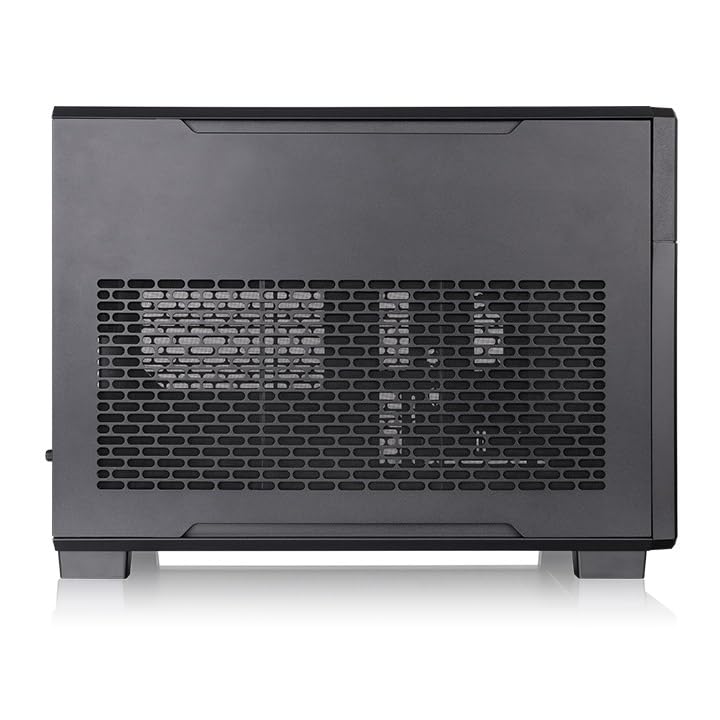 Image of Thermaltake TR200; Micro Chassis; 1x120mm PWM Fan Included; mATX /mITX Support; 360mm Radiator Support; 365mm GPU Clearance; 175mm Air Cooler Clearance; 5.25 inch Bay Support; Black; CA-11L-00S1NN-00
