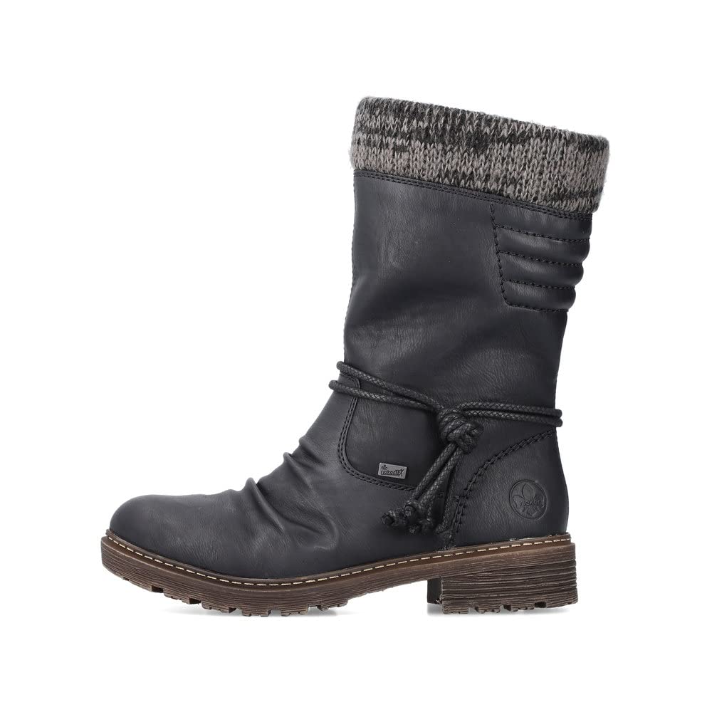 Rieker Damen Winterstiefel Z4755, Frauen Stiefel, wasserabweisend, riekerTEX