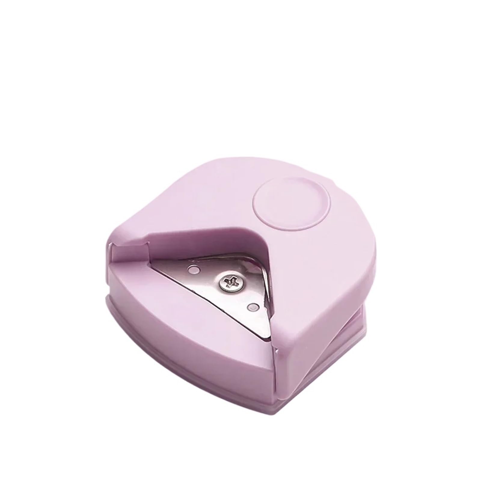 Binding Machines Mini Paper Cutting and Rounding Cutter Corner Plastic PVC Film Maker Machine Papers Photos Card Strimmer Bookbinding Supplies(Purple)