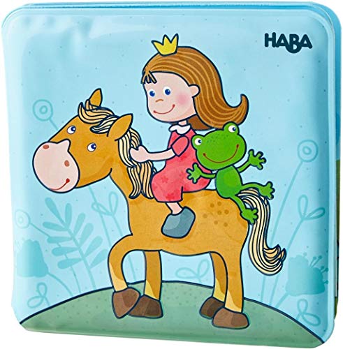 HABA Magic Bath Book Princess - Wet the Pages to Reveal Colorful Background - Great for Tub or Pool