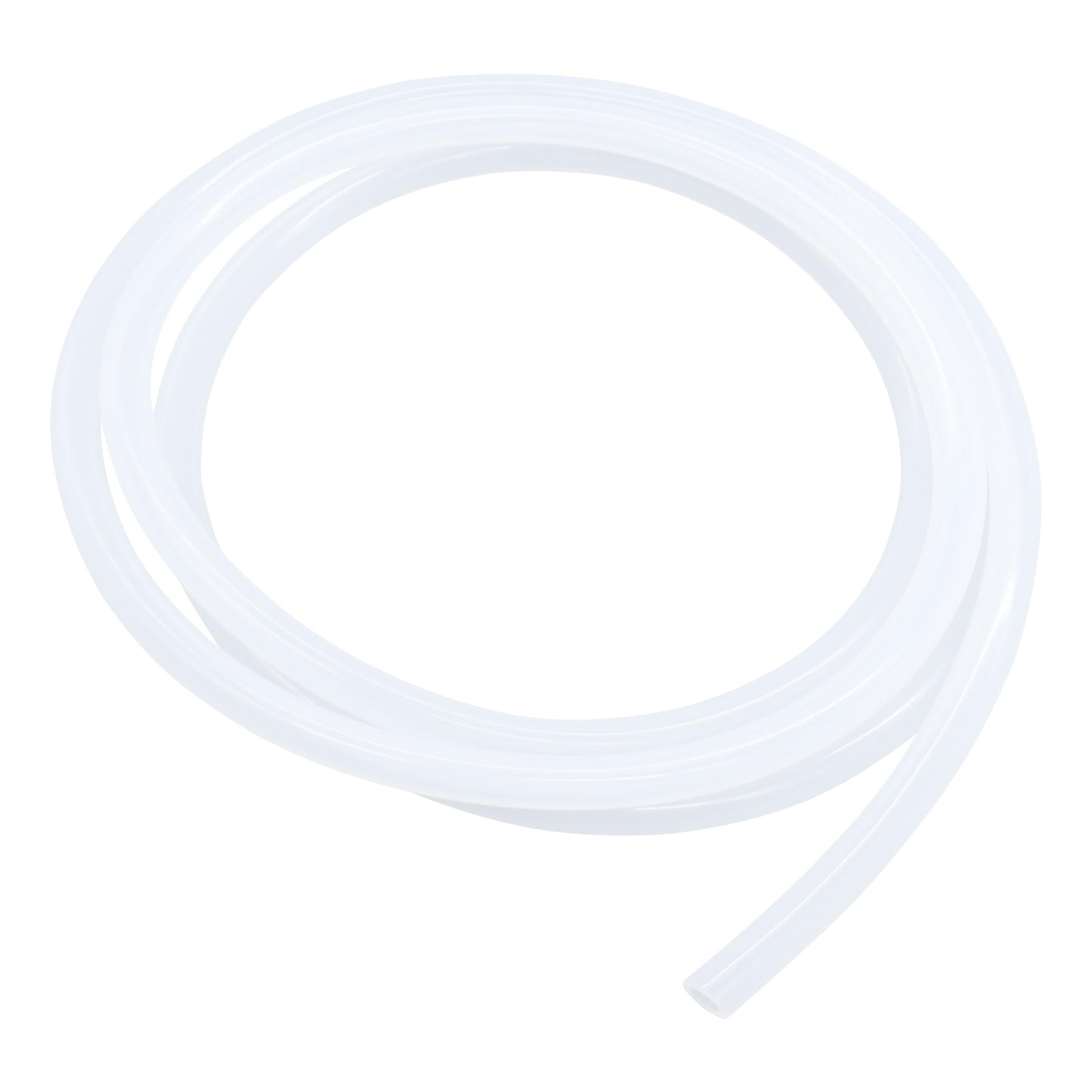 iMeistek 15mm ID x 19mm OD Silicone Tube 2.5m, Clear Flexible Food Grade Hose Air Water Pipe for Pump Transfer,Aquarium