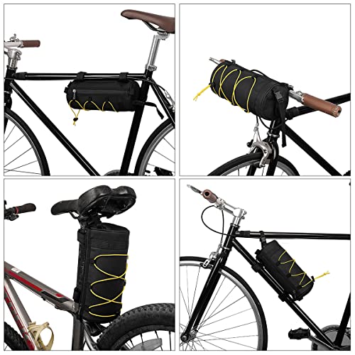 Dasellfa Fahrradtasche Vorne, Lenkertasche Fahrrad, Fahrradtasche Vorne Lenker, Fahrradtaschen, Rahmentasche Fahrrad, mit Schultergurt, Wasserdicht, Fahrradzubehör