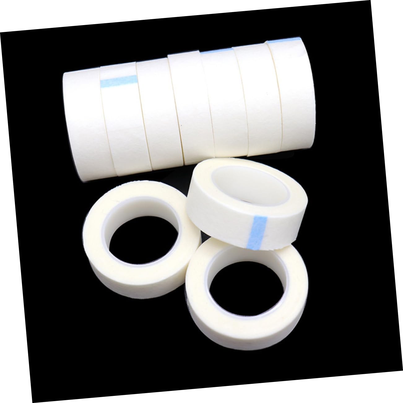 Didiseaon Breathable Eyelash Extension Tape 24pcs Isolation Adhesive Non-woven Lash Grafting Tape for Skin Safety