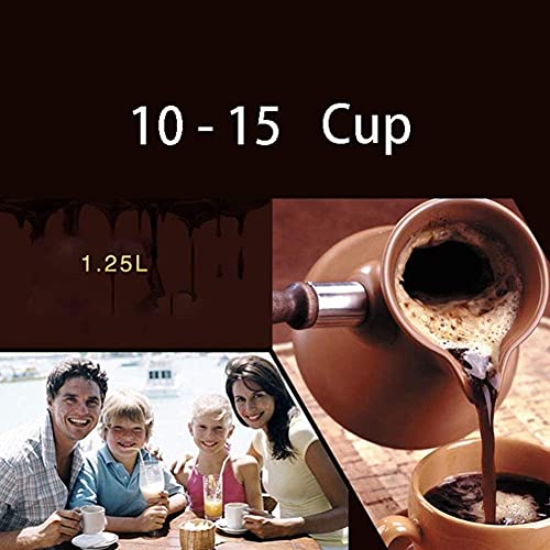 Cafetera de filtro semiautomática 1.2 L con 600 W miniatura 4