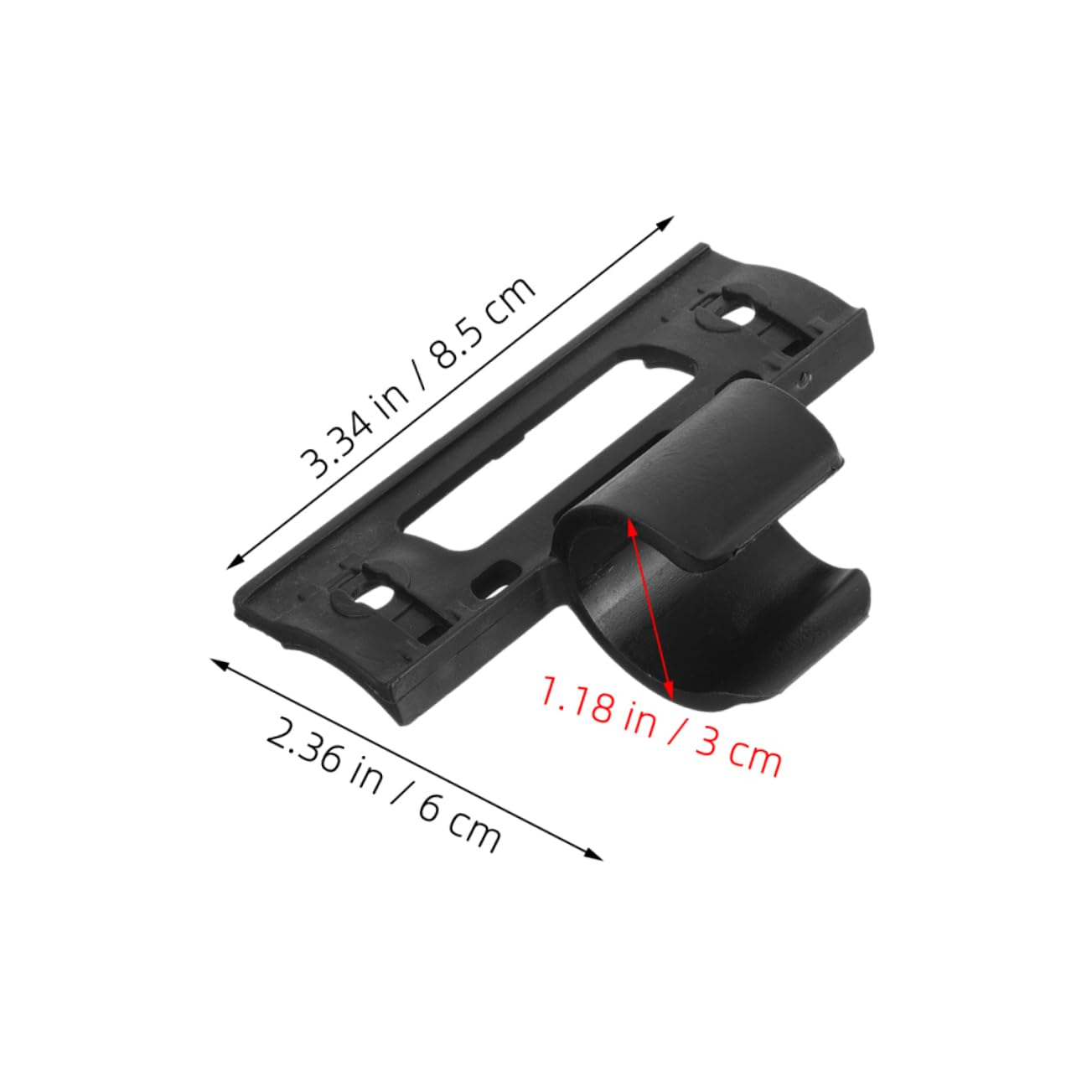 Gogogmee Bike Pump Holder Bracket Frame Mount Pump for Cycling Portable Sturdy Black Universal Compatibility