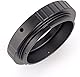 Hersmay T2- EOS EF/EFs Adapter T-Mount Objektiv für Canon 6D 5D Mark IV III II 1Ds 1D 7D II 7D 90D 80D 77D 70D 60D 50D 1300D 1200D 1100D 1000D 760D