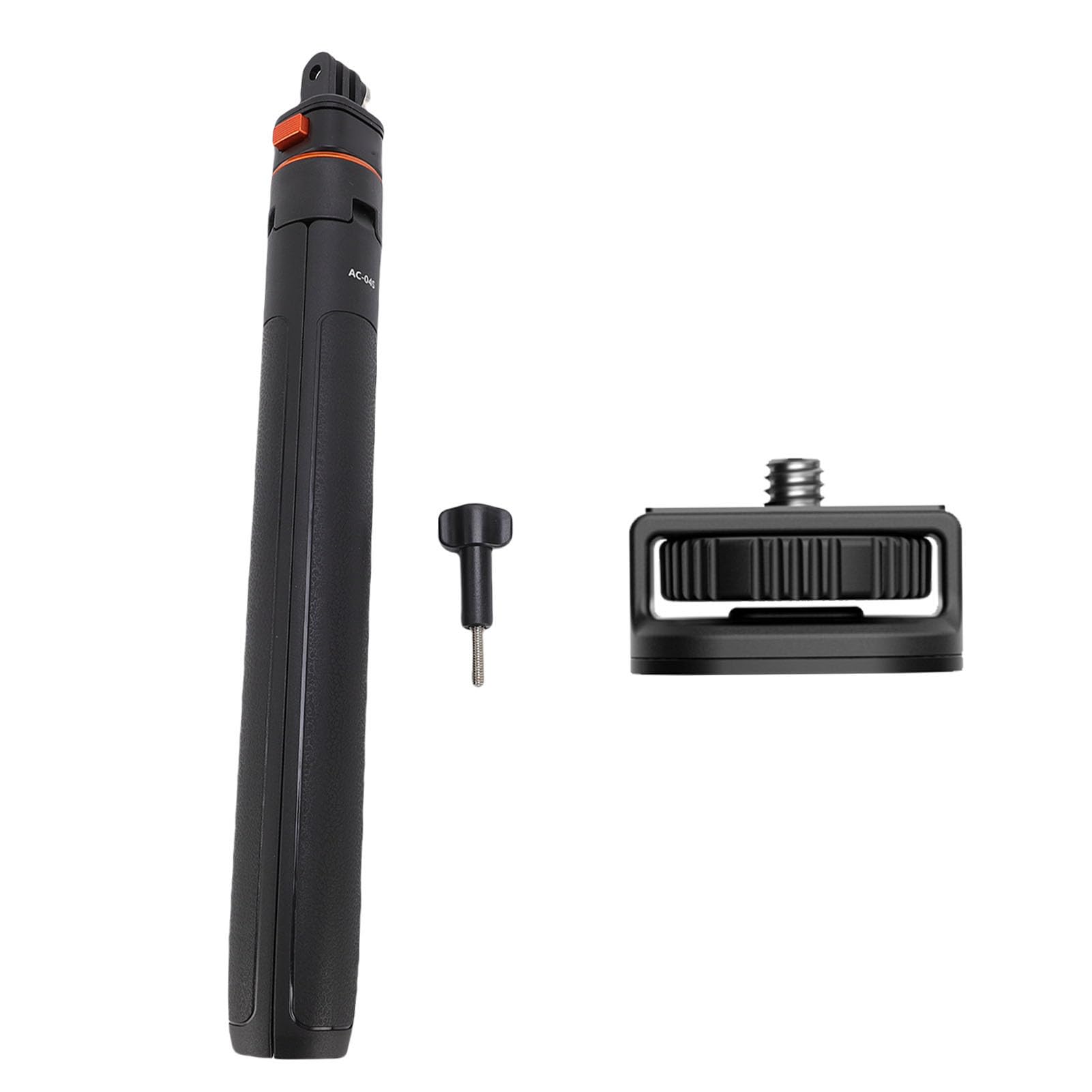 XUMIUZIY Treppiede per Action Camera con Bastone Selfie, Asta Estensibile | Treppiede in lega di alluminio, vite da 1/4 di pollice a rilascio rapido, adatto per DJI Osmo Pocket 3, Insta360 e GoPro