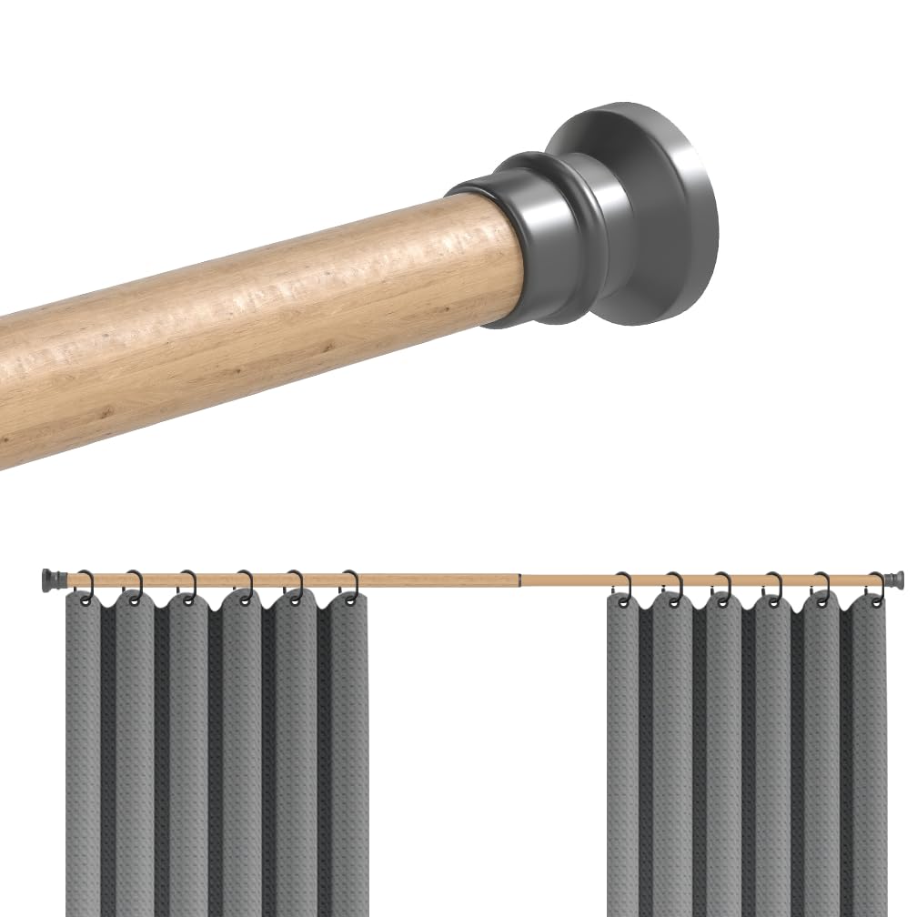 Tringle à rideau de douche réglable et extensible de 135 à 246 cm sans perçage