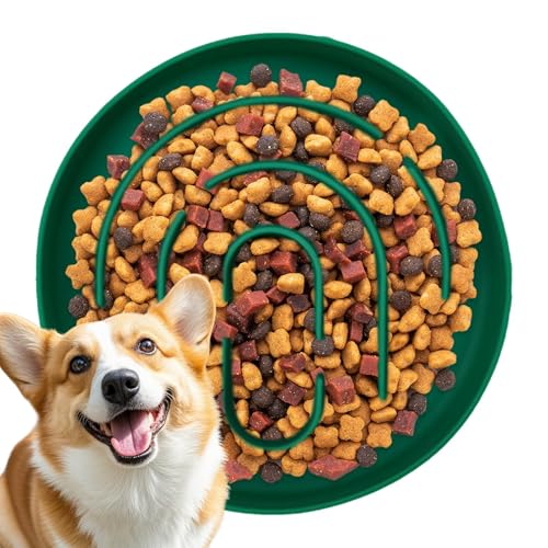para ralentizar la ingesta de alimentos para gatos – Mascotas Gatos Perros con función de ralentización, dispensador de alimentos para razas pequeñas de perros saludables con función