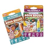 KangaToys Aqua Brush 2 Pack of The New Testament Color with Water Activity Book, Bible School, Preschool, Elementary, Primary, Christian, Religion, for Kids Ages 3+