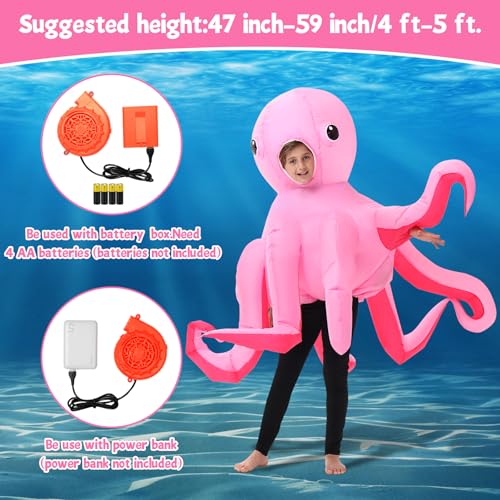 Disfraz Inflable Pulpo Spinosaurus para Niños miniatura 2
