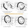 Universal Steering Wheel Cover - Microfiber Leathe... #3