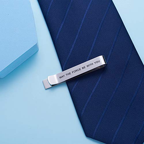 Image of LParkin Premium Stainless Steel Tie Clip for Men & Women - Polished Finish, Secure Hold, Classic Accessory & Unique Gift