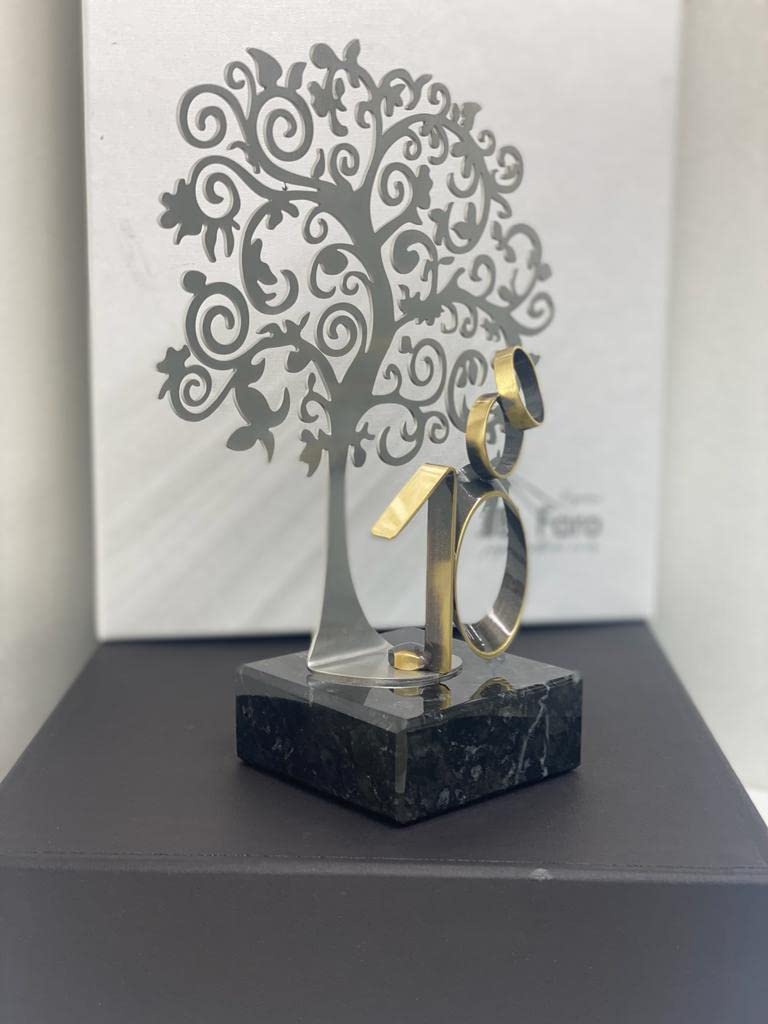 JOYERIA EL FARO | Bodas de aluminio | Regalos de 10 aniversario | Grabado personalizado | Presentación en estuche premium | Celebra 10 años de amor juntos
