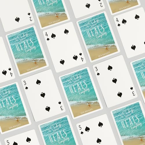 Baraja de Póker Sea Bright New Jersey 52 cartas miniatura 4