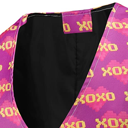 Godom Jogging Anzug Herren Set, Herren Anzug Business Herrenmode Lässig Dreiteiliger Anzug Gedruckt Knopf Mantel Weste Hosenanzug Weiche Bequeme Weste Hose Dreiteiliges Set Festliche Westen Herren – Bild 8