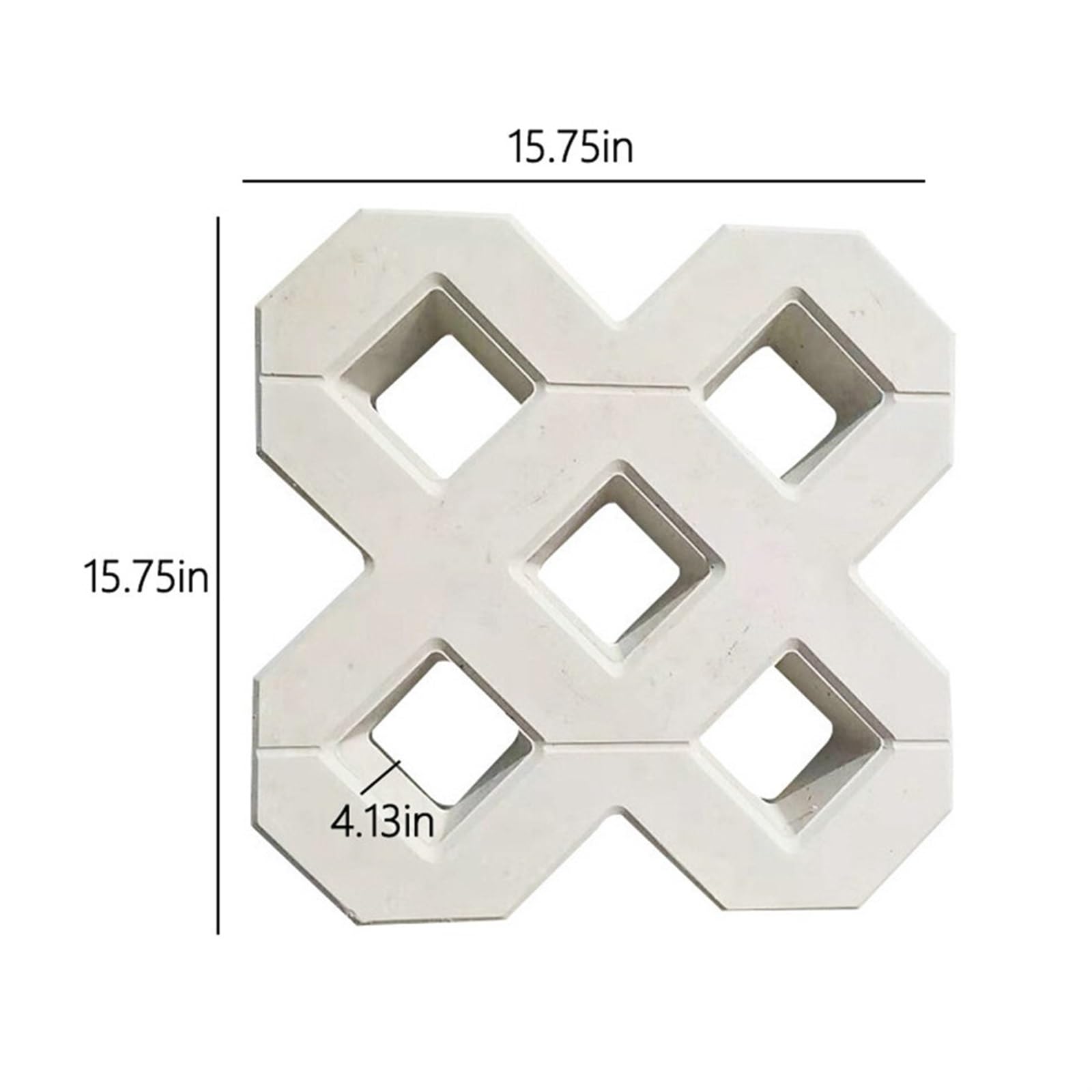 Forma do brukowania, DIY kwadratowa ścieżka ogrodowa betonowa plastikowa forma do cegieł brukowanie chodnik z propylenu budynki ogrodowe akcesoria forma do brukowania DIY