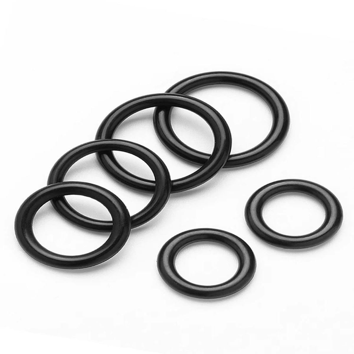 Joints toriques en caoutchouc nitrile, Diamètre du fil 3.6mm Diamètre intérieur 70mm Diamètre extérieur 77.2mm, 15 pièces, Noir, 3.6x70x77.2mm