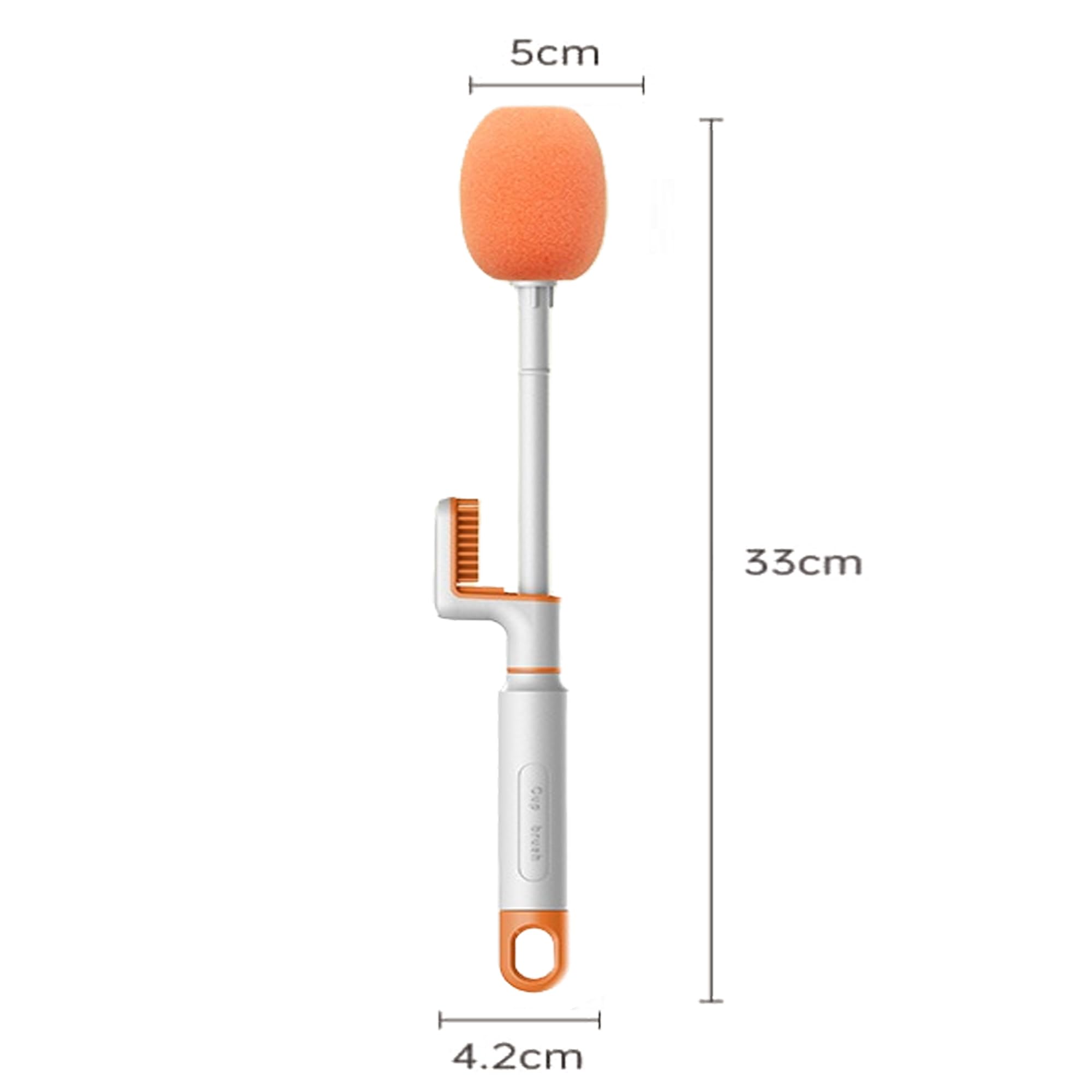 Drei-in-eins-Tassenbürste for Waschen von Tassen, Bürste mit langem Griff for Reinigen von Tassen, spezielle Schwammbürste for Reinigen von Tassen, Bürste for Becherabdeckungen mit Strohhalm/102