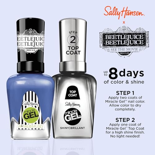 Sally Hansen Miracle Gel Beetlejuice Esmalte de Uñas miniatura 5