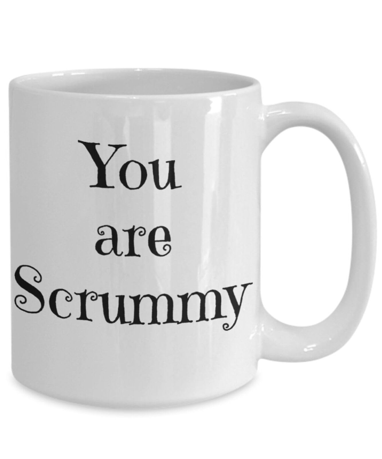 MUGS TRADER You are Scrummy Valentines Day Mug Birthday Mug for Lover Printed Coffee and Tea Ceramic Mug- 11OZ Ceramic Coffee Mug