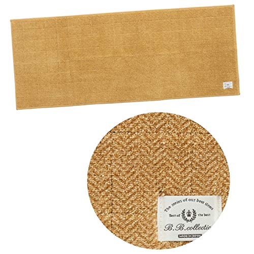 センコー B.B.collection ヘリンボン N キッチンマット 120cm ベージュ 約50×120cm 抗菌防臭素材 床暖房対応 日本製 36184