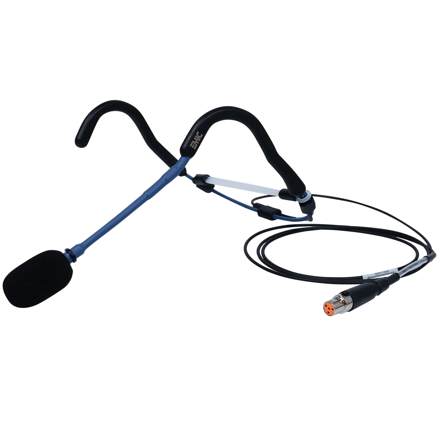 AV Now E-Mic Fitness Headset Microphone with T4 Connector (Blue)