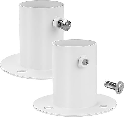 Bridas de cubierta de piscina de aluminio para escalera de piscina sobre el suelo, piezas de escalera de piscina # NE1228PR con rieles de 1.5 "OD o