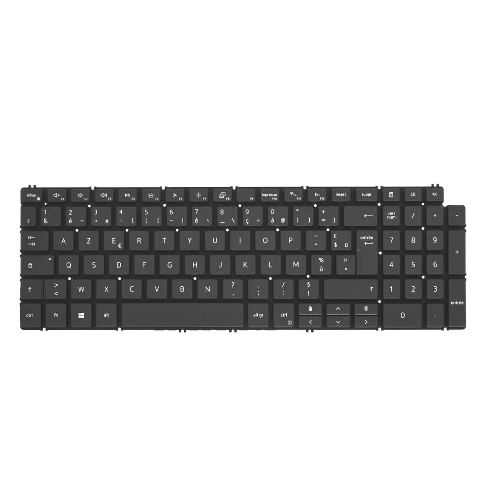 Clavier Azerty Français Compatible avec Dell Latitude 3510 5510 5511 5515 avec Rétroéclairage