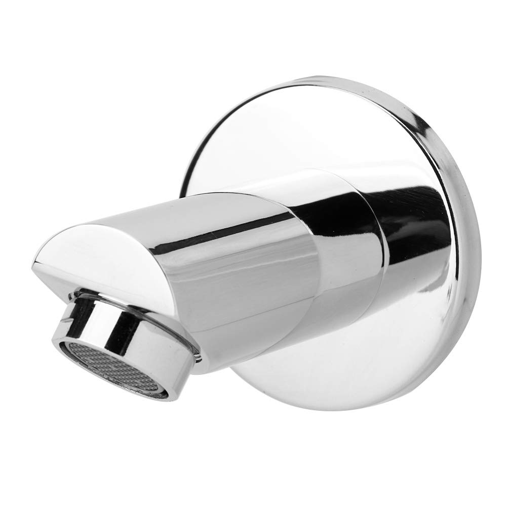 Shower Spout, Bath Tub Spout, G1/2in Thread Copper Round Concealed Installation Shower Faucet Spout Shower Panel Accessory
