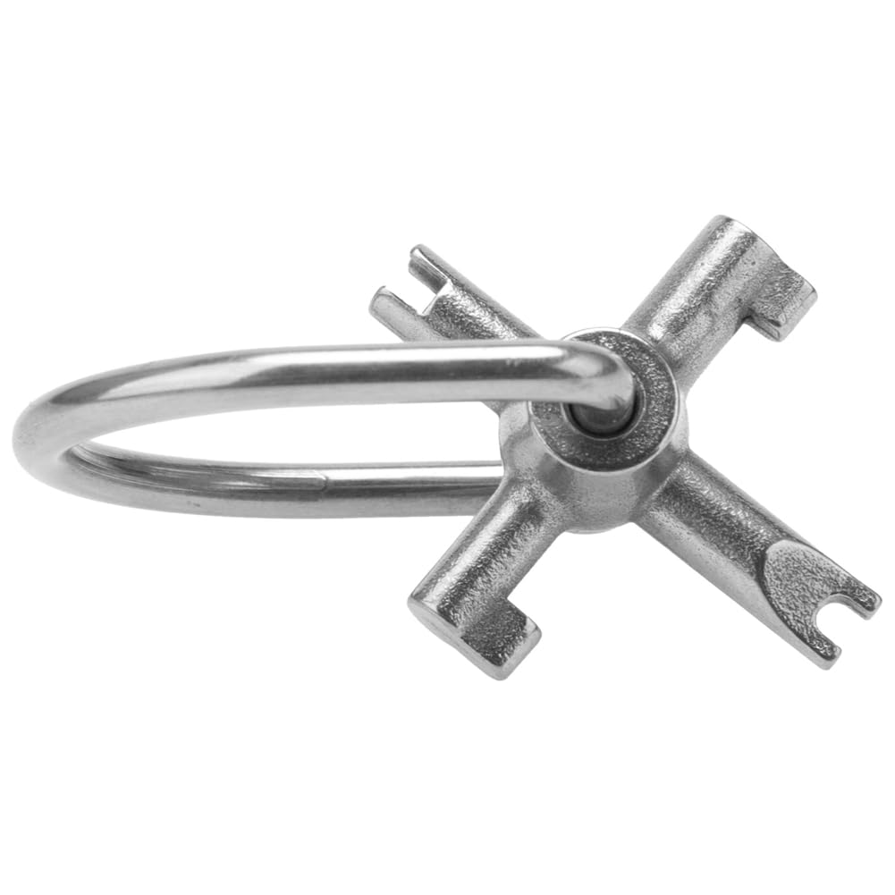 Aundhegrtt Multi-Use Universal HVAC Locking Cap Key for R410A R22 Refrigerants-for Safety Covers Tool
