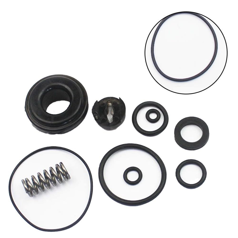 Kit de accesorios de clavadora neumática compatible con clavadoras neumáticas T50 T64 F30 P625 1013, incluyendo sellos de goma y metal (C)