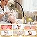 Chetunju Professional Facial Steamer Adjustable Height and Angle, Face Steamer Clean Skin Firming Pores and Moisturizing Suitable for a Beauty, Spa, at Home（Gold）