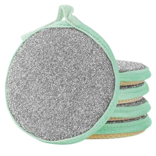2-in-1 Dishwashing Scrub and Sponge Kitchen Cleaning Scrubber for Dishes Utensils Cookware | Multipurpose Foam Sponge for Home Dish Wash Cleaning Pack of 5-picture-26
