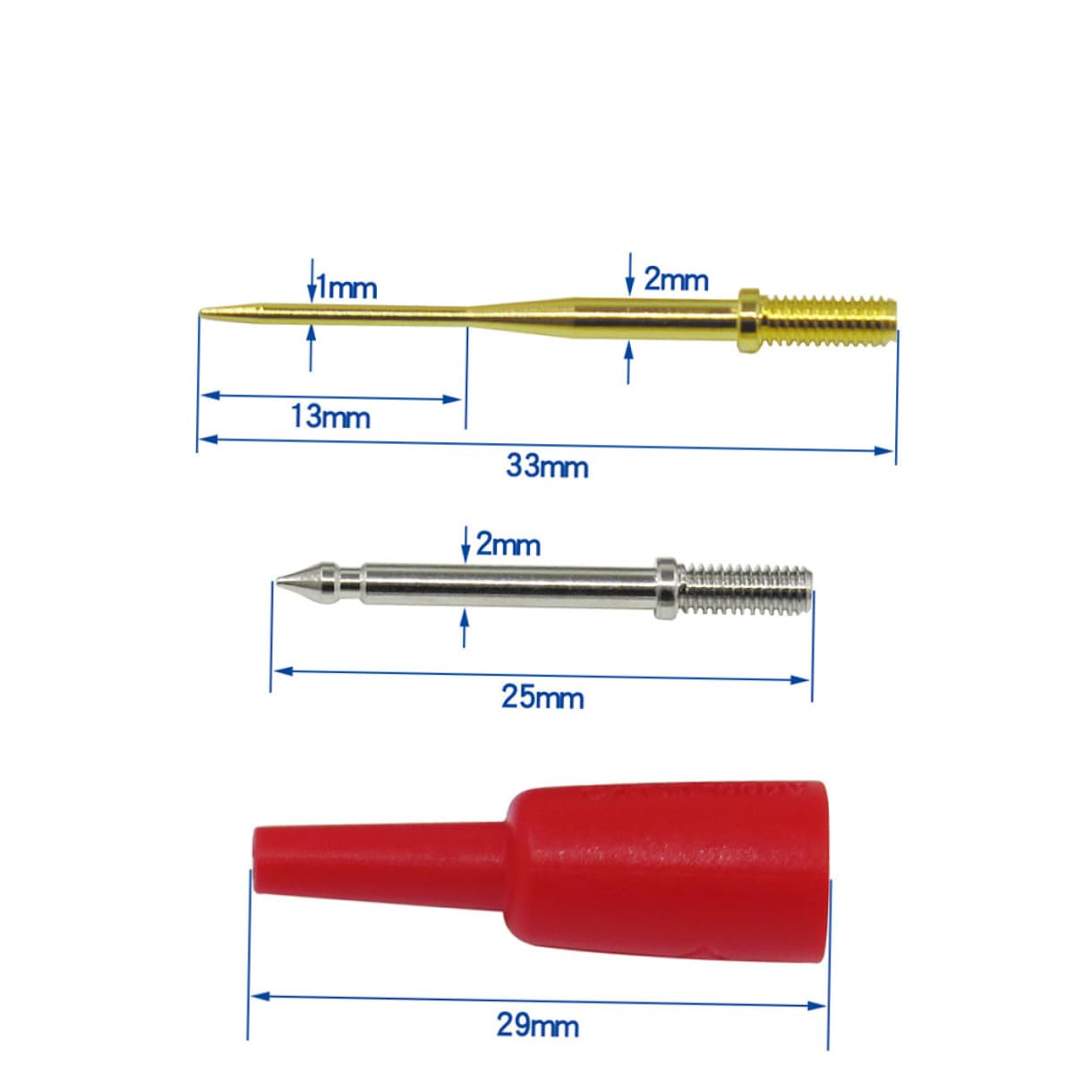 PLAFOPE Set di Accessori per Multimetro 21 in 1 Puntali, Cavi in Pvc Affidabili per Test Elettrici, Morsetti a Coccodrillo per Misurazioni Precise