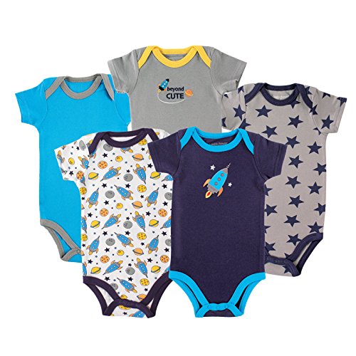Image of Luvable Friends Unisex Baby Cotton Bodysuits