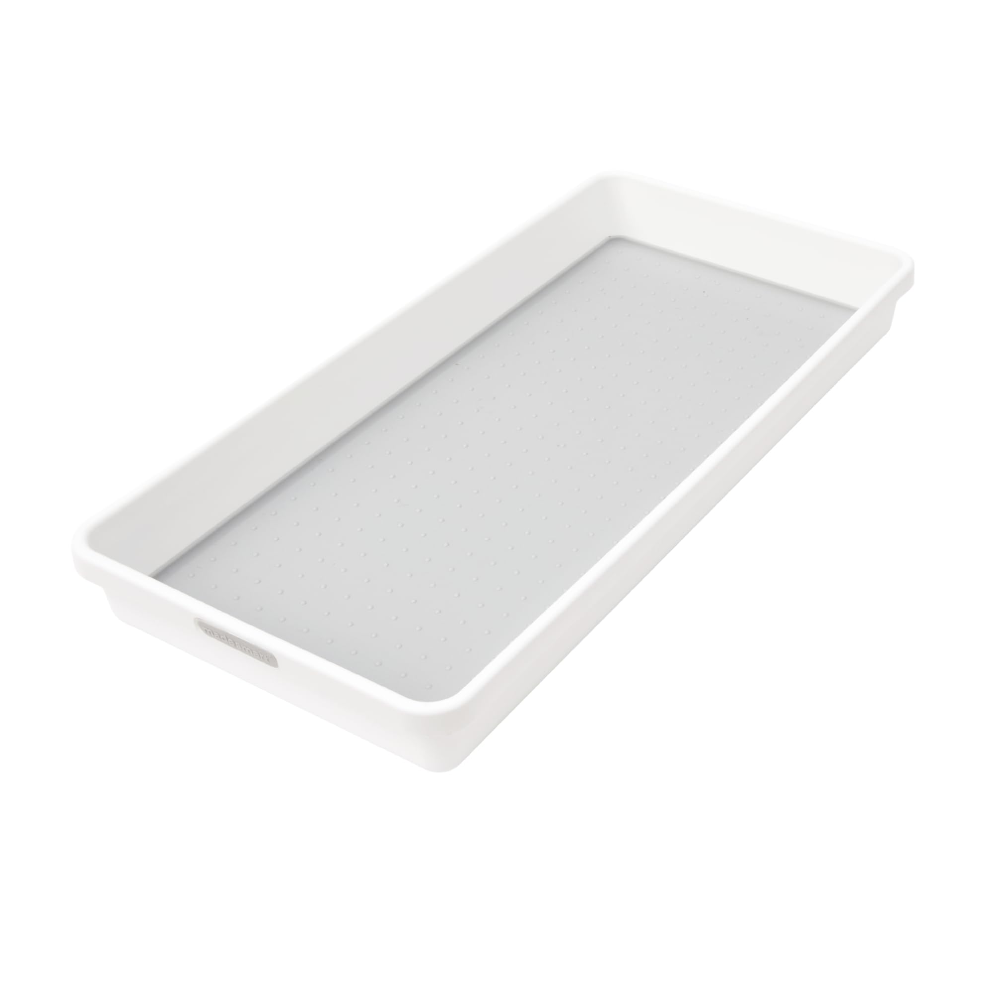 madesmart Antimicrobial Classic 15 x 6 Bin, Drawer Organizer, Multi-Purpose Home Organization, EPA Certified, White