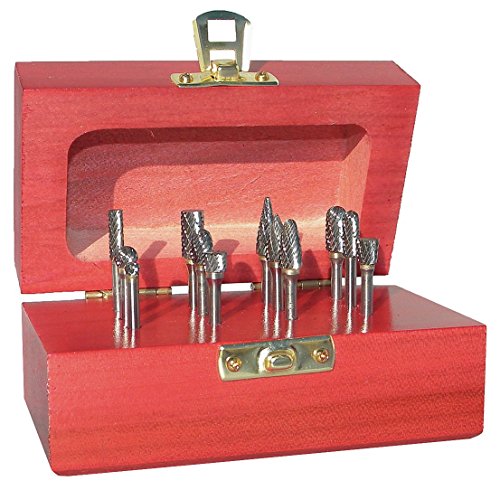 Monster Tool - 310-110014 - Carbide Bur Set, Single Cut, 9 Piece