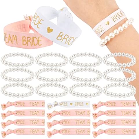 BETESSIN 24 Stücke JGA Armbänder Set Cover