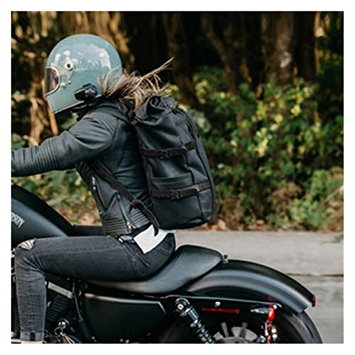 Waxed Canvas Backpack For Men Vintage Outdoor Mens Rucksack Women Packsack Large Capacity Backpack(Army green)4