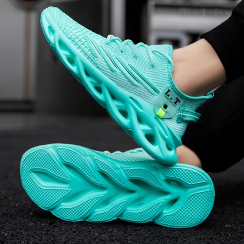 Image of DLWKIPV Men Running Shoes Men's Tennis Shoes Lightweight Breathable Fashion Sneakers Non Slip Workout Gym Shoes for Running