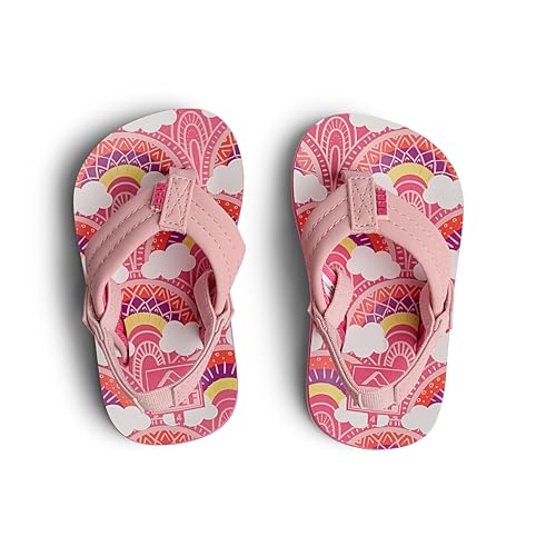 REEF Little Ahi Girls Sandal Rainbows and Clouds23 6 C - image 7