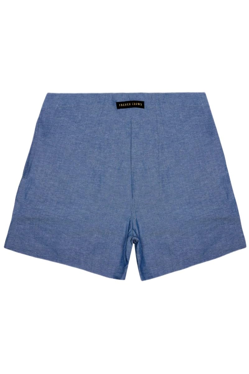 Comet Gray Solid Oxford Premium Cotton Boxer-image-49